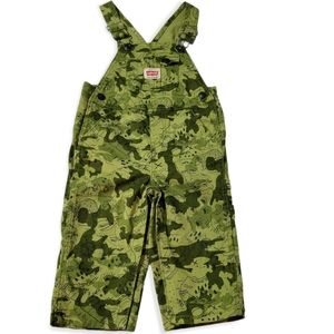 Levi's  Green Camo Monkey Overalls
